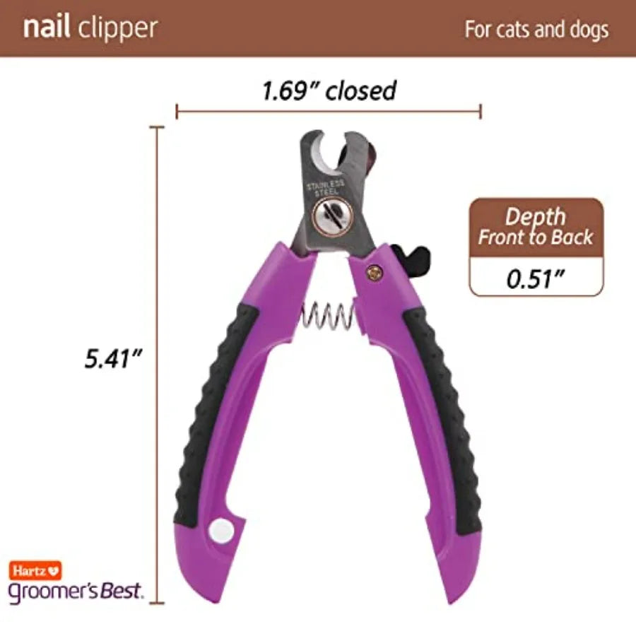 Professional Grooming Nail Clipper for Dogs and Cats PrecisionTuned Design for Safe Easy Trimming in Home or Salon Settings wit