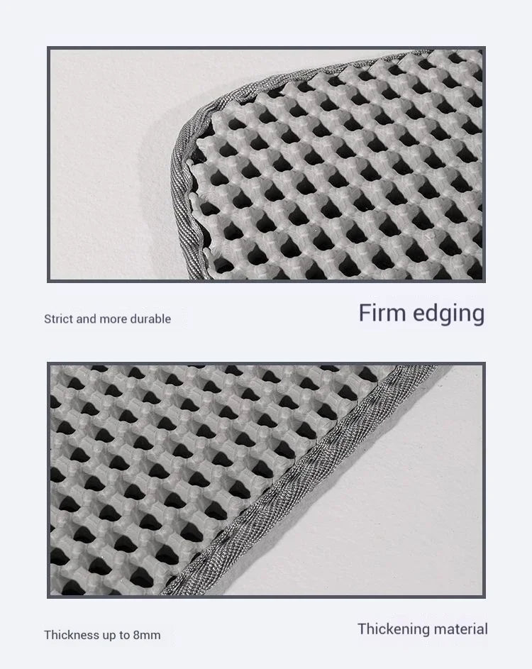 Large Cat Litter Mat Waterproof Double Layer Litter Trapping Clean Pad for Cat Litter Box Durable and Easy to Clean