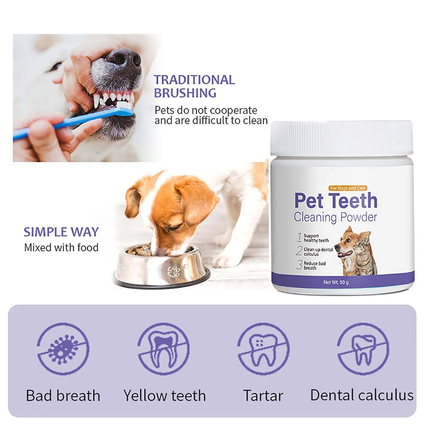 Pet Toothpaste Cat Dog Fresh Breath Toothpaste Deodorant Tartar Plaque Cleaning Dog Oral Care Edible Toothpaste Pet Products