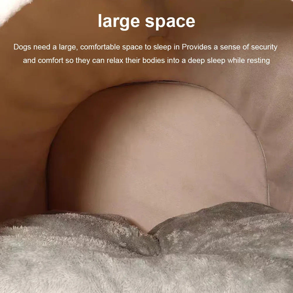 23inch Cute Cat Beds for Indoor Cats 2 in 1 Cat Cave Bed for Kittens and Dog Pets with Removable Washable Cushioned Pillow