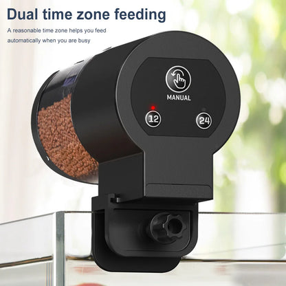 Auto Fish Tank Feeder Large Capacity Intelligent Control Fish Feeder Aquarium Fish Food Dispenser for Aquarium and Turtle Tank