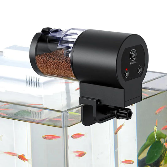 Auto Fish Tank Feeder Large Capacity Intelligent Control Fish Feeder Aquarium Fish Food Dispenser for Aquarium and Turtle Tank