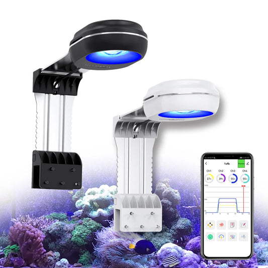 PopBloom RL60 WiFi Full Spectrum LED Saltwater Reef Aquarium Light Supports Mobile WiFi Control