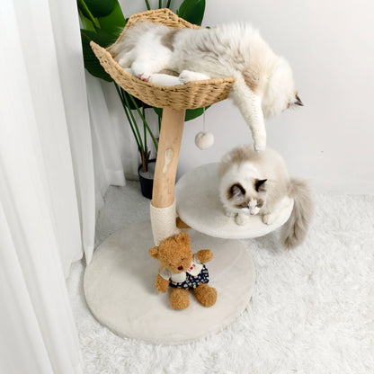 Large Cat Tree Tall Cat Tower for Indoor Cats Multi-Level Plush Cat Condo with Scratching Posts Scratching Boards Perches Caves