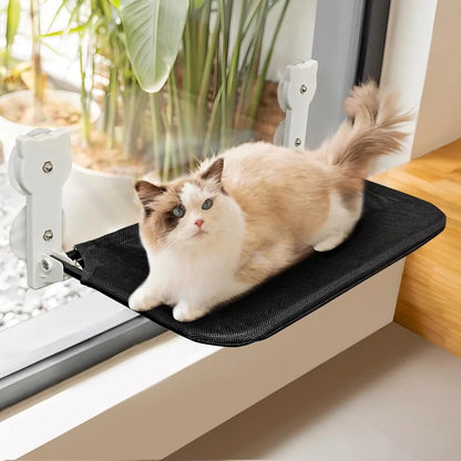 Cat Window Perch Sturdy Cat Window Hammock Cat Window Bed Cordless for Cats Upgraded Suction Cup Tear Resistant and Easy Cleani