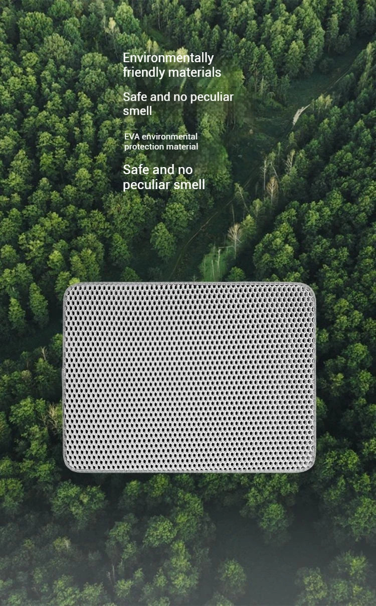 Large Cat Litter Mat Waterproof Double Layer Litter Trapping Clean Pad for Cat Litter Box Durable and Easy to Clean