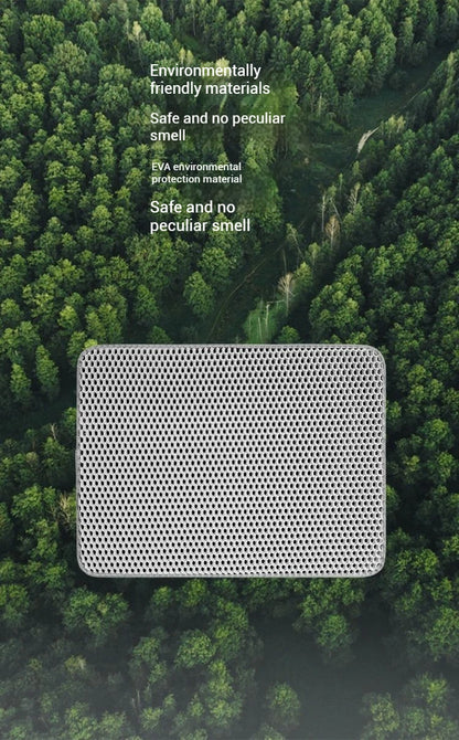 Large Cat Litter Mat Waterproof Double Layer Litter Trapping Clean Pad for Cat Litter Box Durable and Easy to Clean