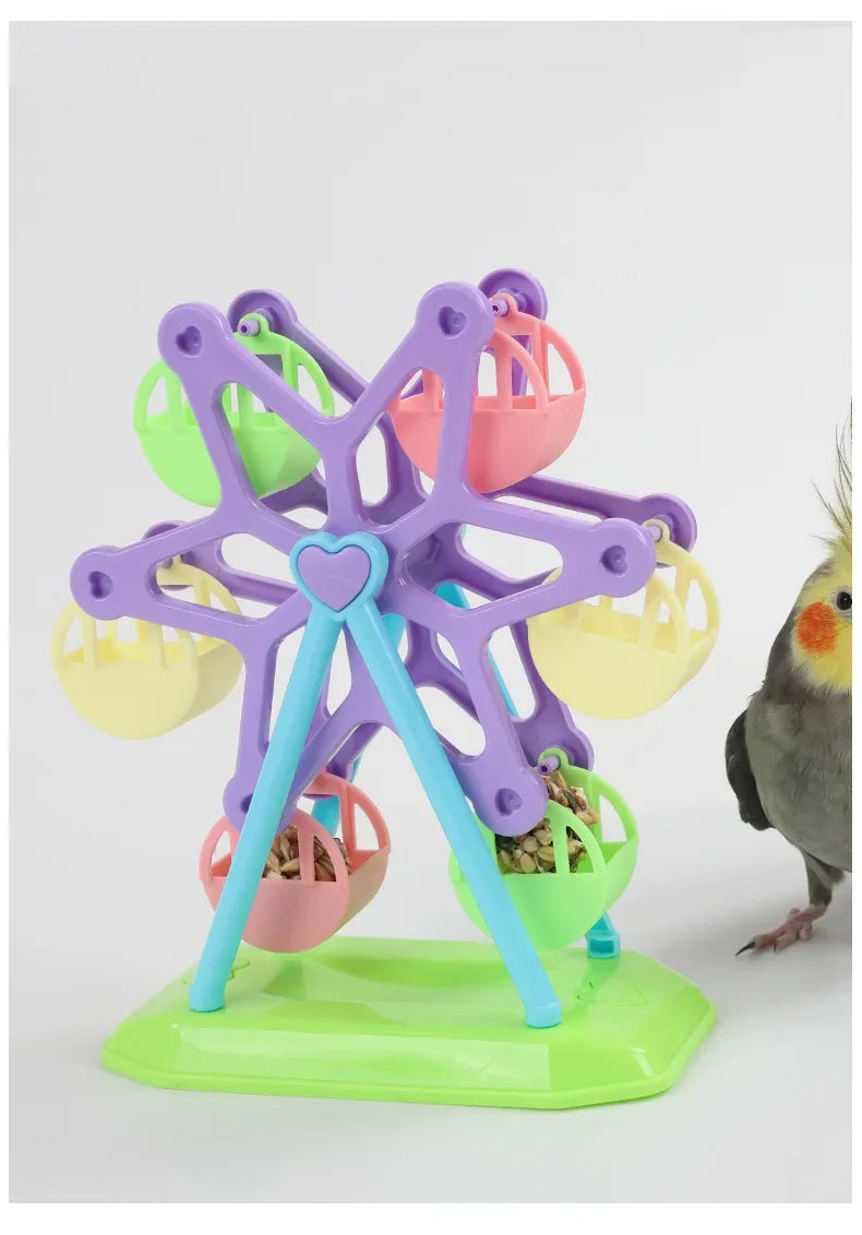 Parrot foraging toy bird food jar bird food box feeder bird cage bird toy decompression toy puzzle toy special