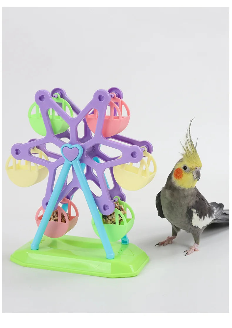 Parrot foraging toy bird food jar bird food box feeder bird cage bird toy decompression toy puzzle toy special