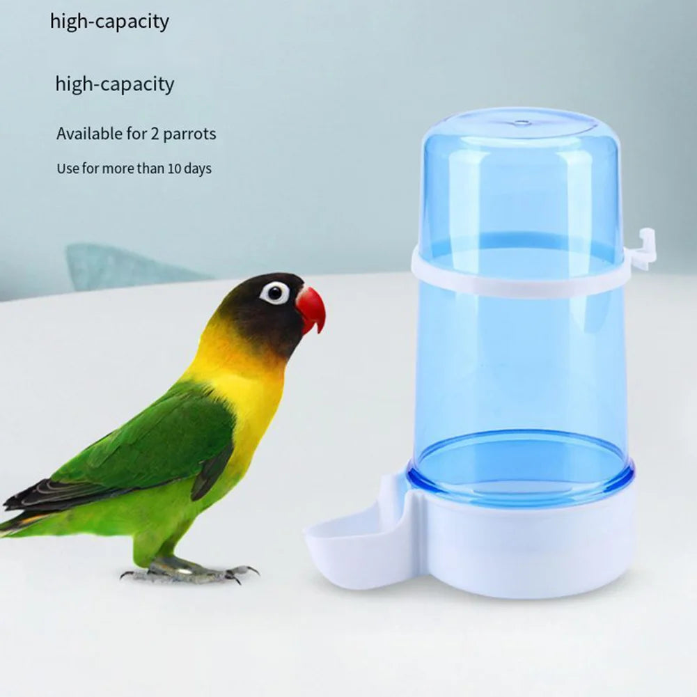 Bird Water Drinker Feeder Container Automatic Birdcage Water Bottle Squirrel Parrot Water Dispenser Bird Food Box Birds Supplies