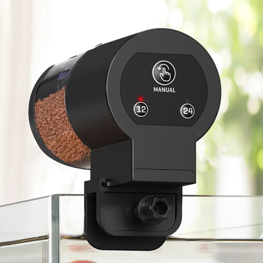 Auto Fish Tank Feeder Large Capacity Intelligent Control Fish Feeder Aquarium Fish Food Dispenser for Aquarium and Turtle Tank