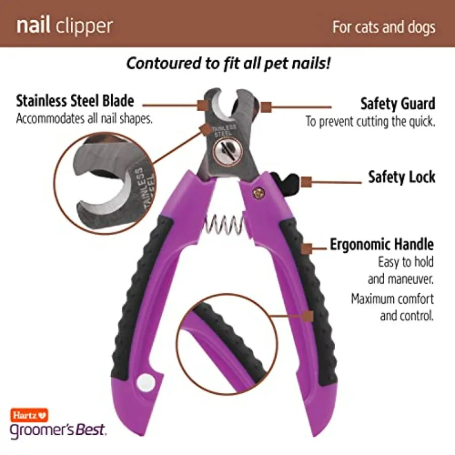 Professional Grooming Nail Clipper for Dogs and Cats PrecisionTuned Design for Safe Easy Trimming in Home or Salon Settings wit